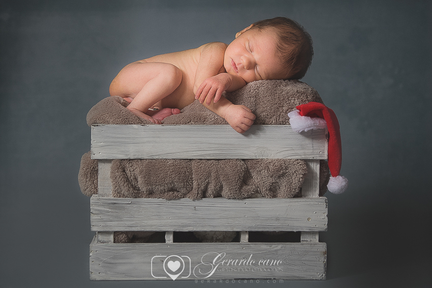 Reportaje de fotos para bebés - Fotos de bebé para navidad (3)